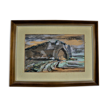 Table the Ark and the Hollow Needle of Etretat