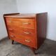 Commode chêne  pied compas, vintage reconstruction