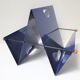 Blue metal magazine holders design 80s