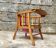 Chair fauteuil enfant vintage in bois by Baumann 1950