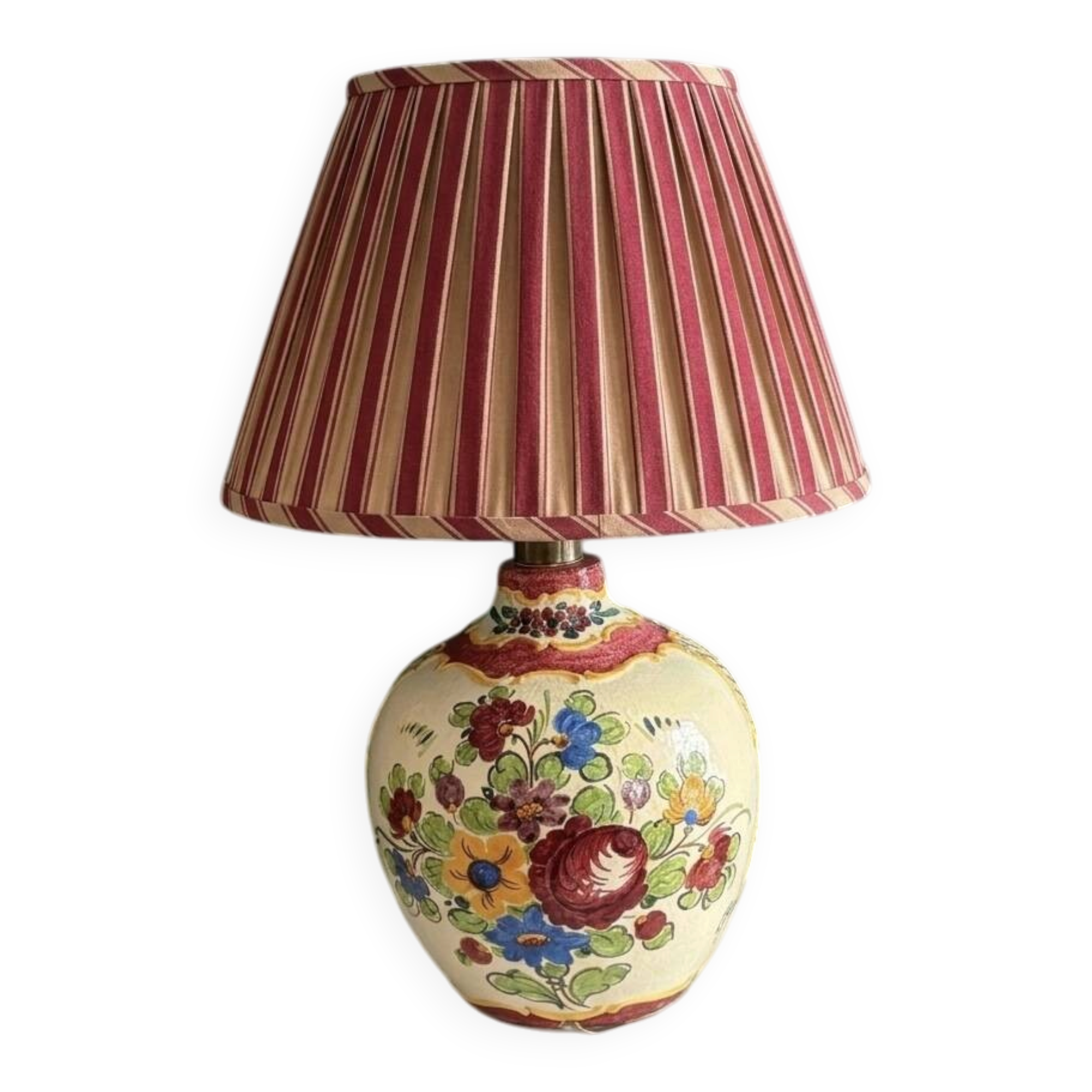 Pied de lampe en céramique