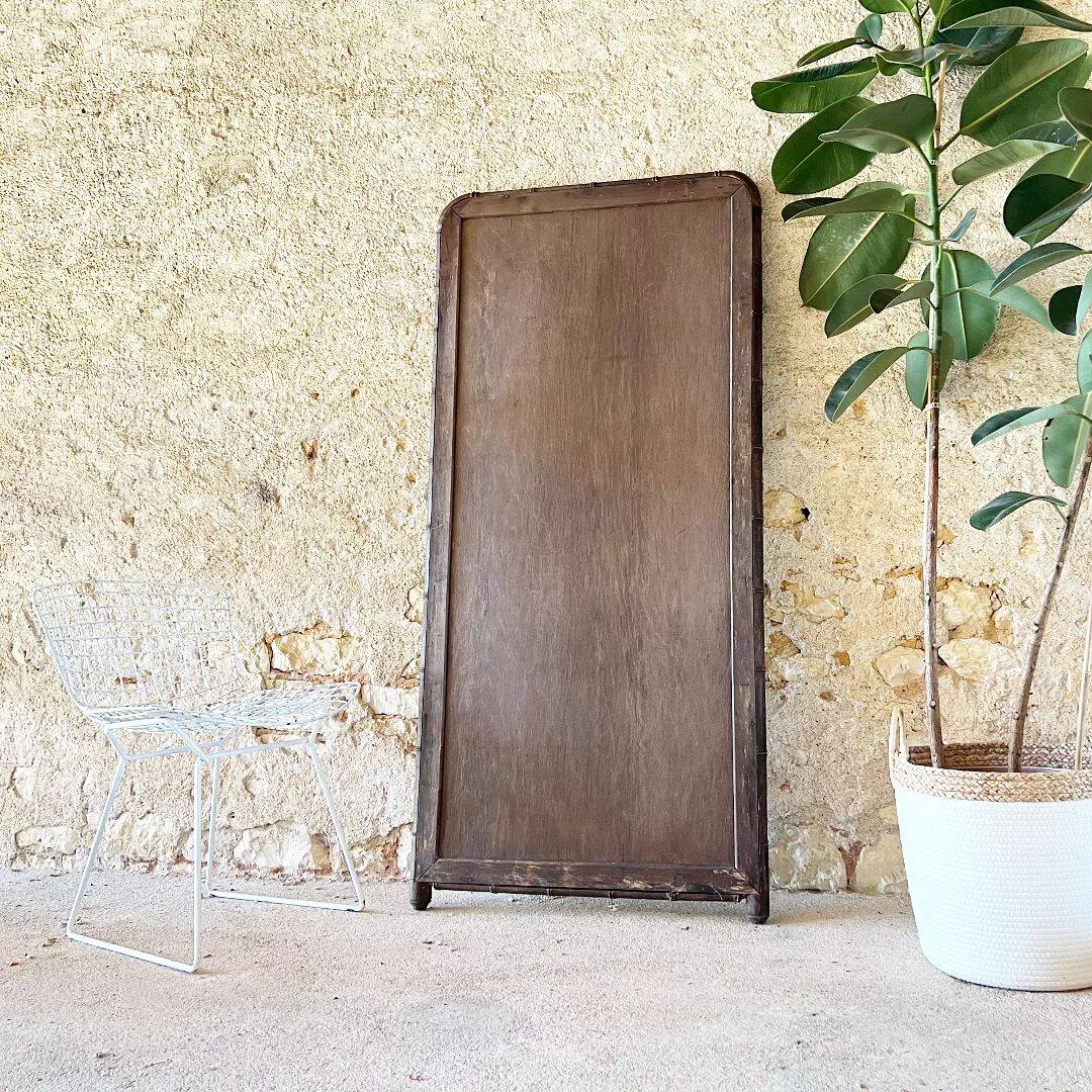 Faux bamboo mirror 1900