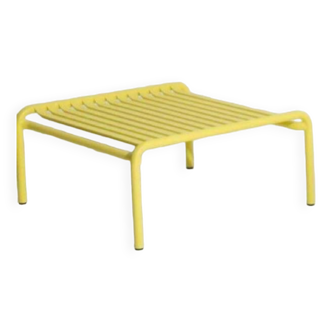 Week-end coffee table beige metal / small - 69 x 60 cm / aluminum - petite friture