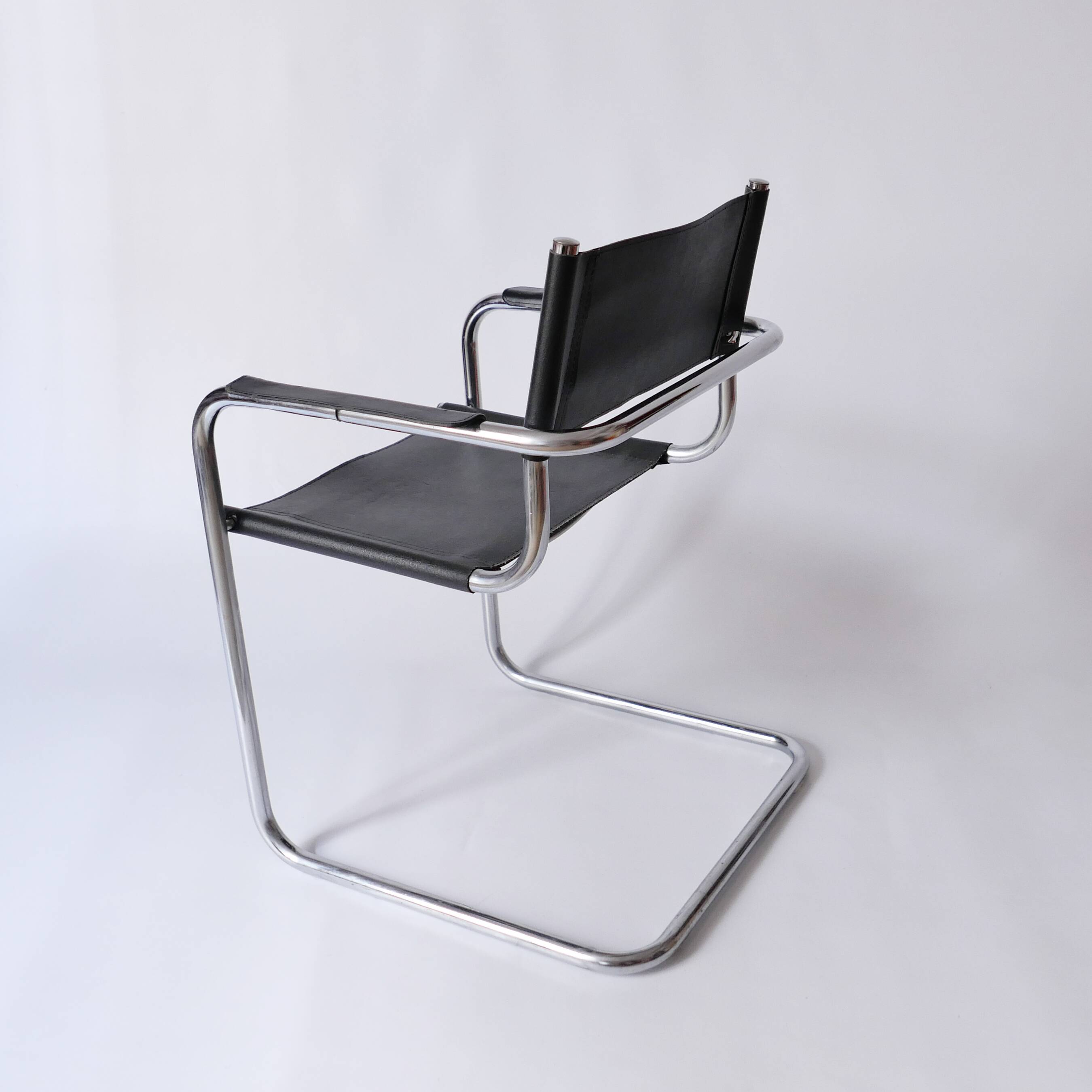 Marcel Breuer 1960 vintage leather armchair chair