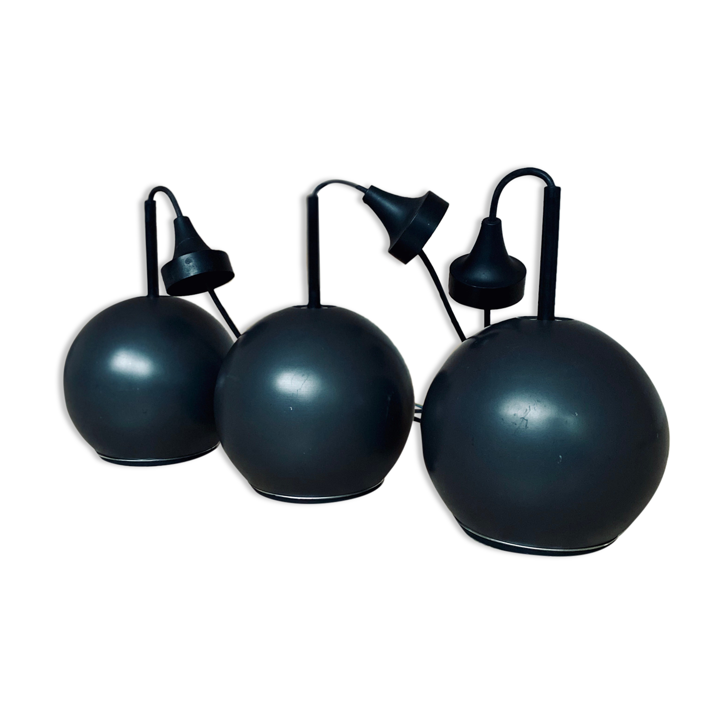 Suspensions boules vintage