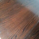 Baumann table + 2 wooden extensions ep 1970