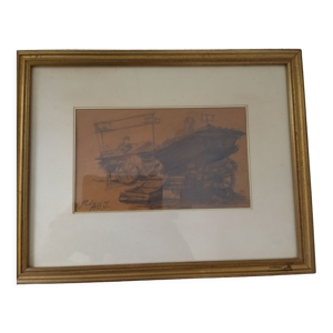 Dessin maraîchers paris