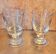 Verres bistrot soufflés vintage
