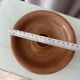 vintage sculptural candle holder made of turned wood