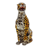 Handmade Leopard Sculpture.