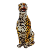Handmade Leopard Sculpture.