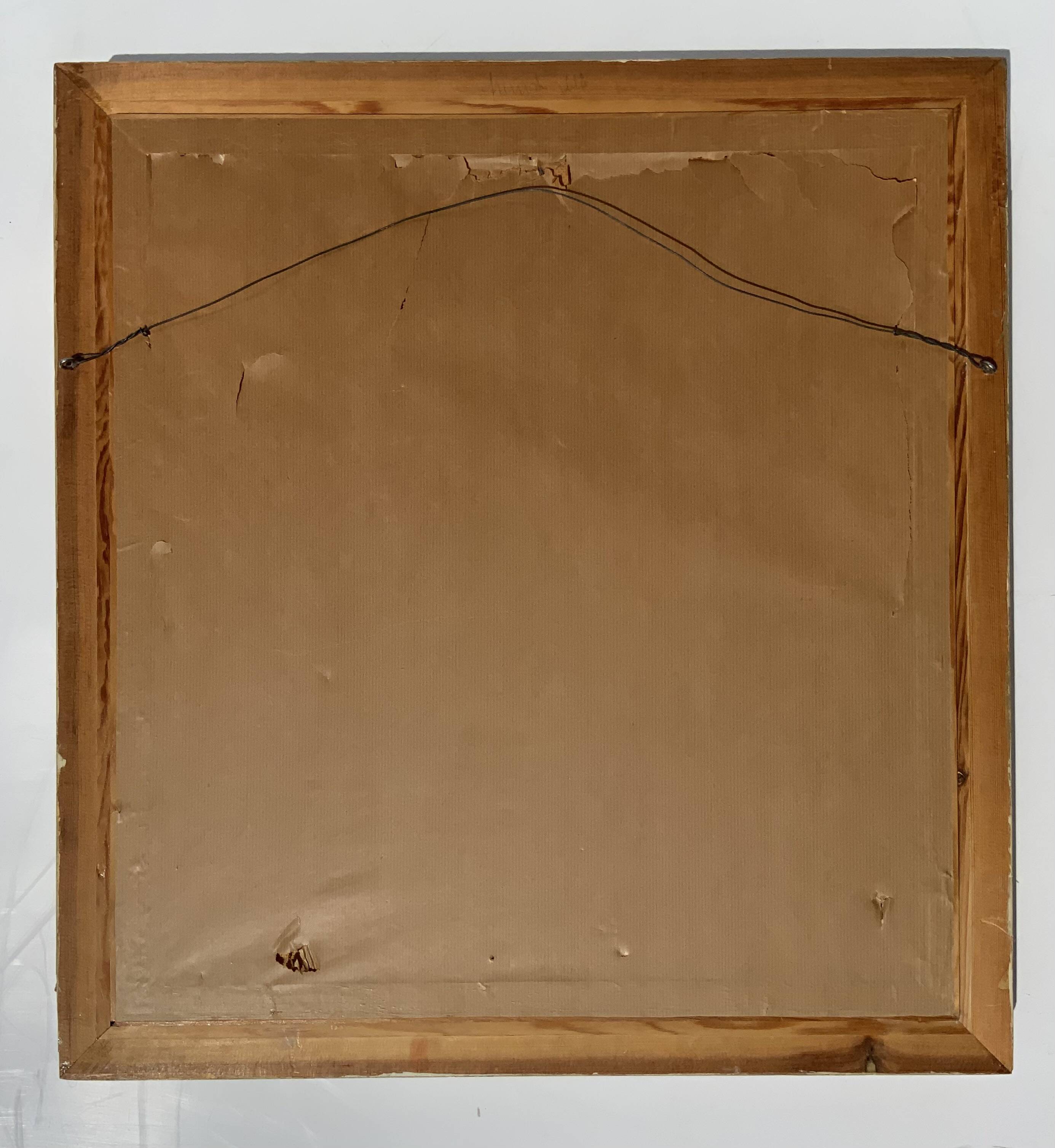 Vintage Impressionist Cityscape Scene Oil Painting Signed by Artist 1947