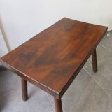 Table low spirit campaign in solid wood.