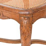 4 caned chairs from the Louis XV period stamped by Charles Delenoncourt.