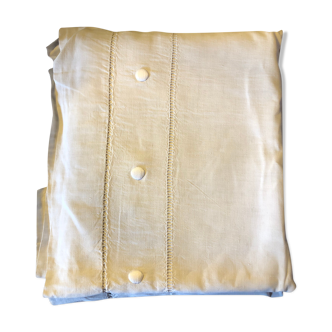 Drap ancien pur fil pour lit 140cm