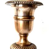 Table lamp in silvered bronze - French work from the Art Deco period attributed to Maurice Dufrène