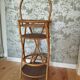 Vintage rattan bar – Portable – 60s–70s – Bohemian