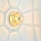 Mid-Century Glass & Brass Ceiling Light or Wall Lamp - Limburg, 1960s/1970s