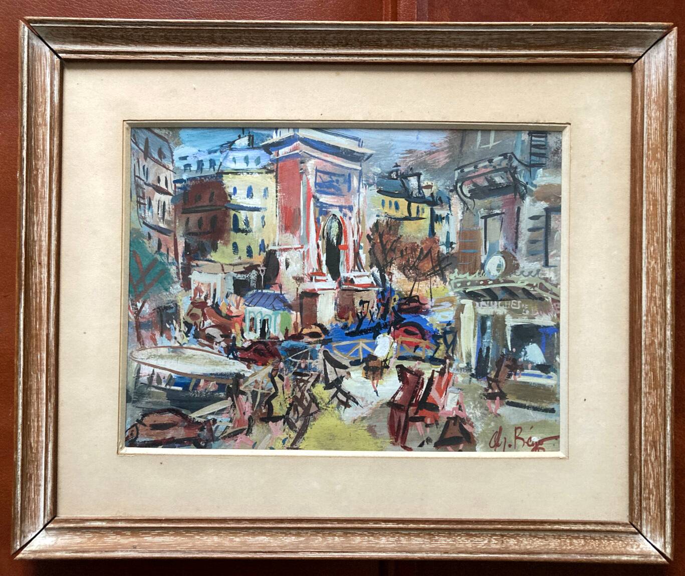 Tableau - La porte Saint Denis - Paris