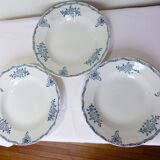 4 vintage soup plates from St Amand