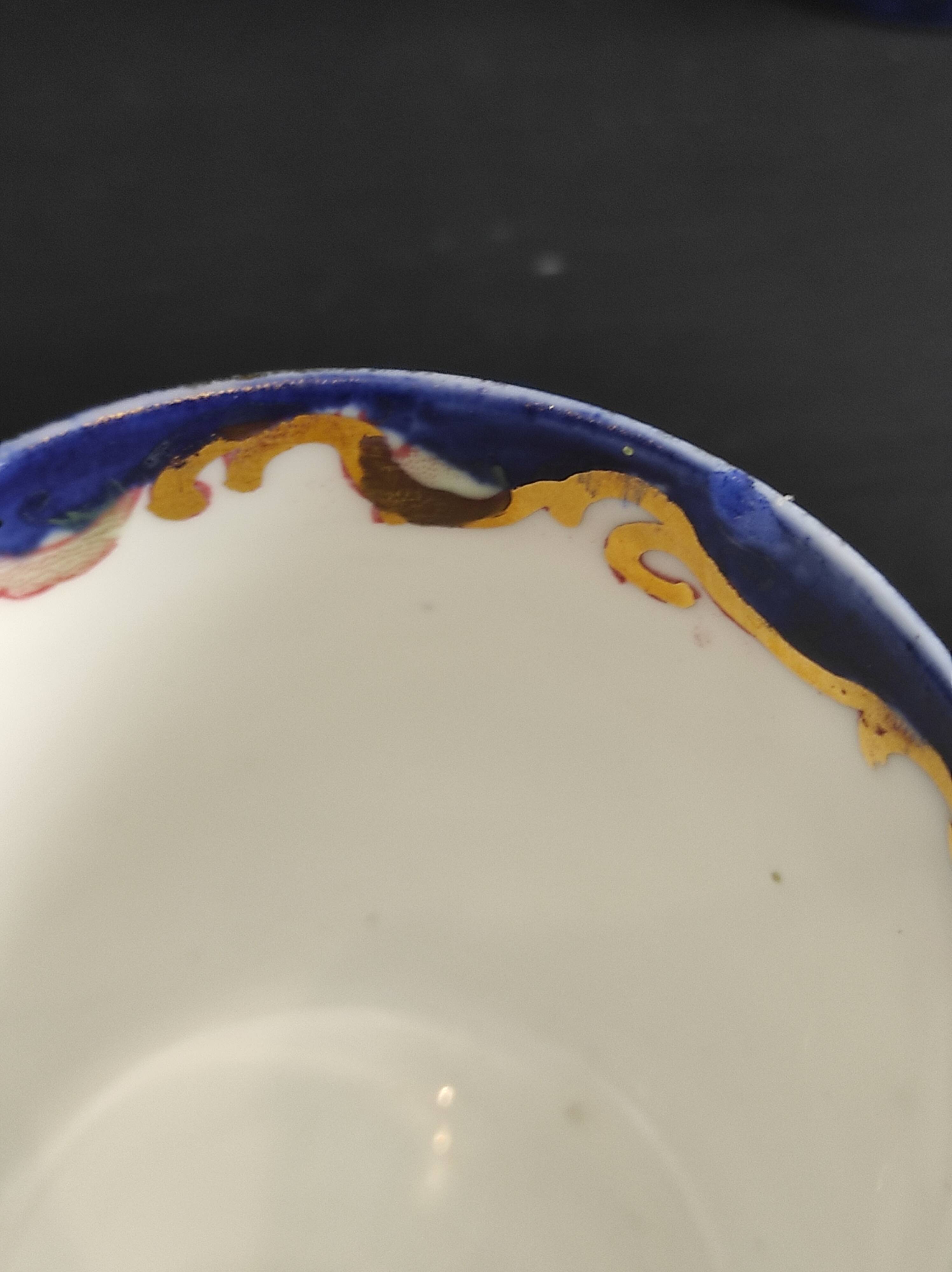 Antique Adderley & Co Lisbon pattern bon china set of 6 tea cups