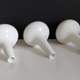 Vintage white ceramic vases