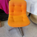 Set of 12 vintage Steelcase Strafor office chairs by Randall Buck