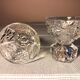 Vintage crystal shells in cut glass