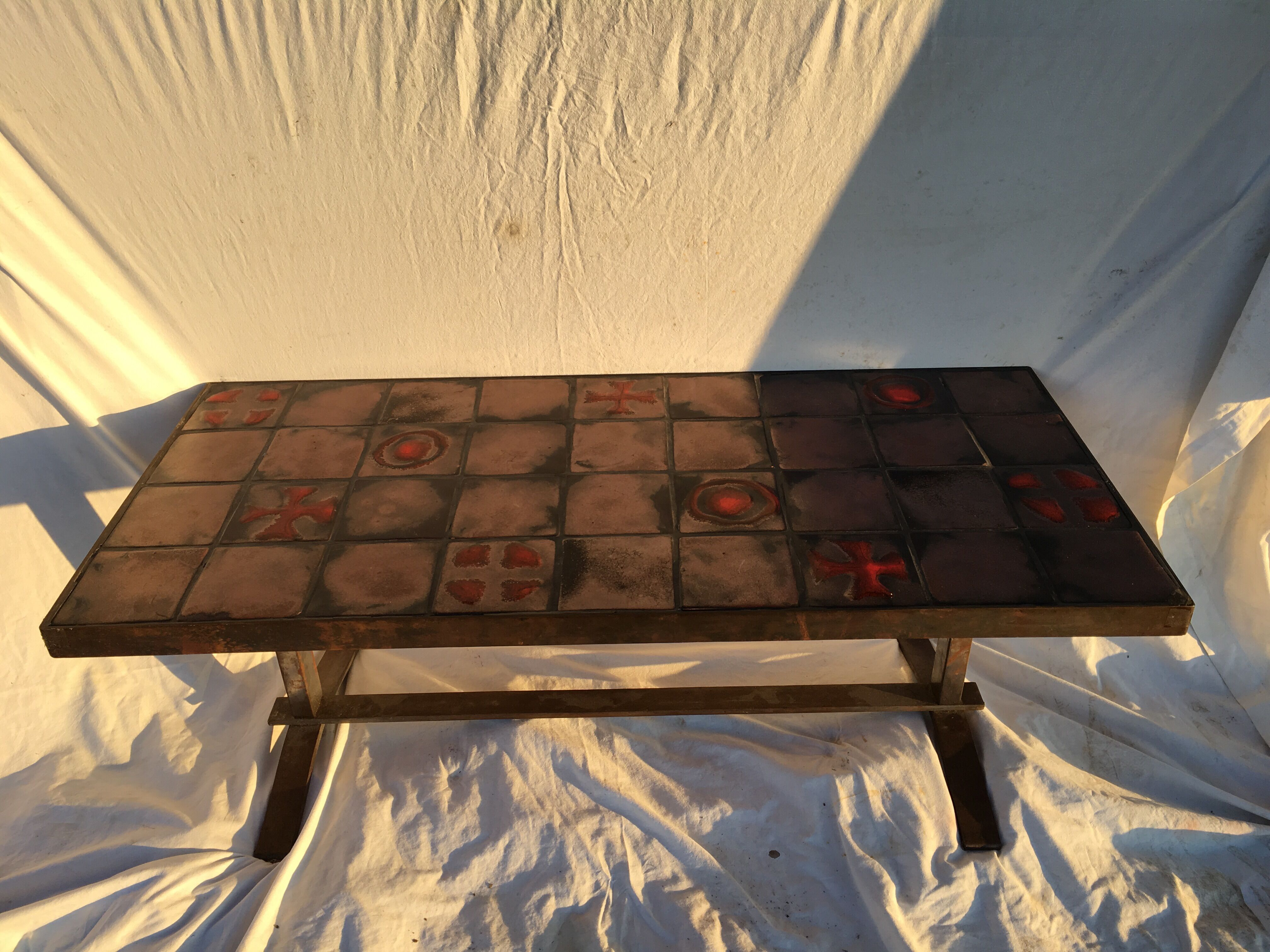 Design coffee table 70 space age ceramic