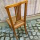 Vintage caned Louis XVI chair in solid gold wood.