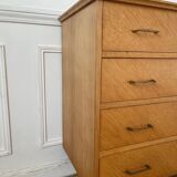 Vintage wooden chest of drawers with 4 drawers