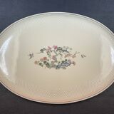 Large oblong dish old fabrique royale limoges signed d'artois 49 cm
