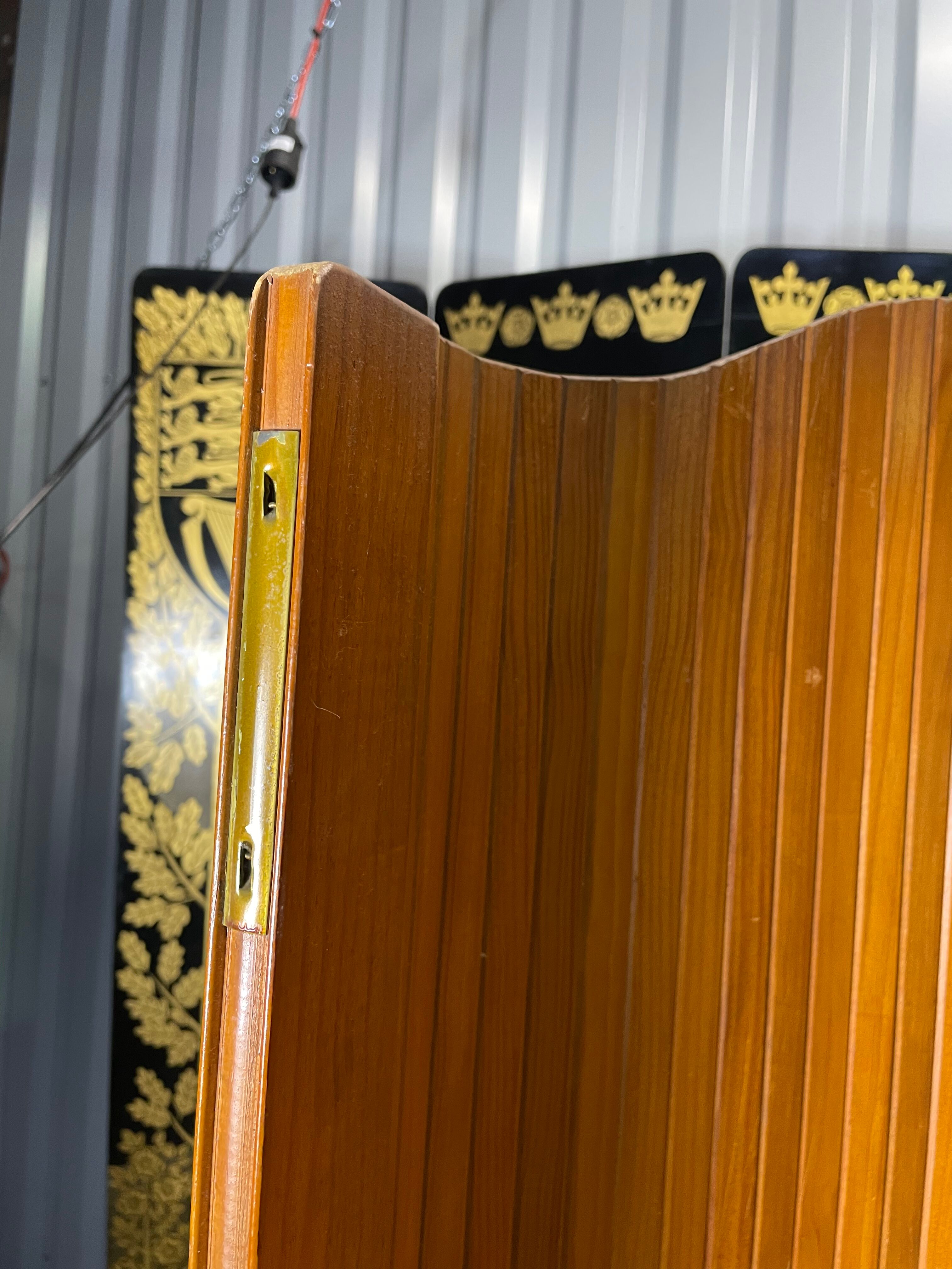 Wooden paravant "Baumann"