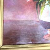 Still life with a bouquet of flowers.