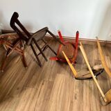 Set of 4 mismatched chairs
