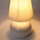 Terracotta lamp signed
