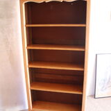 Bibliothèque ancienne en bois massif