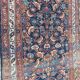 Handmade old Kurdish Persian carpet 135x276 cm