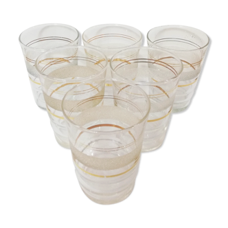 Lot de 6 verres granité 12cl