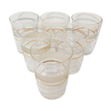 Set of 6 granite glasses 12cl