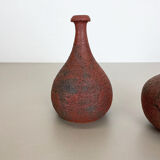 Set of 2 Studio Pottery Sculptural Objects Gerhard Liebenthron, Germany, 1970s