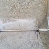 Set of 8 70s chrome chairs and smoked plexi