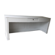 White 50s wooden counter desk