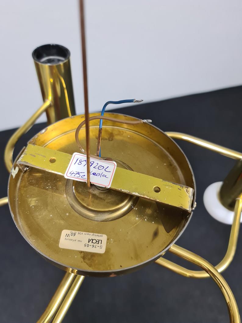 Vintage ceiling light by Leola Lighting Germany