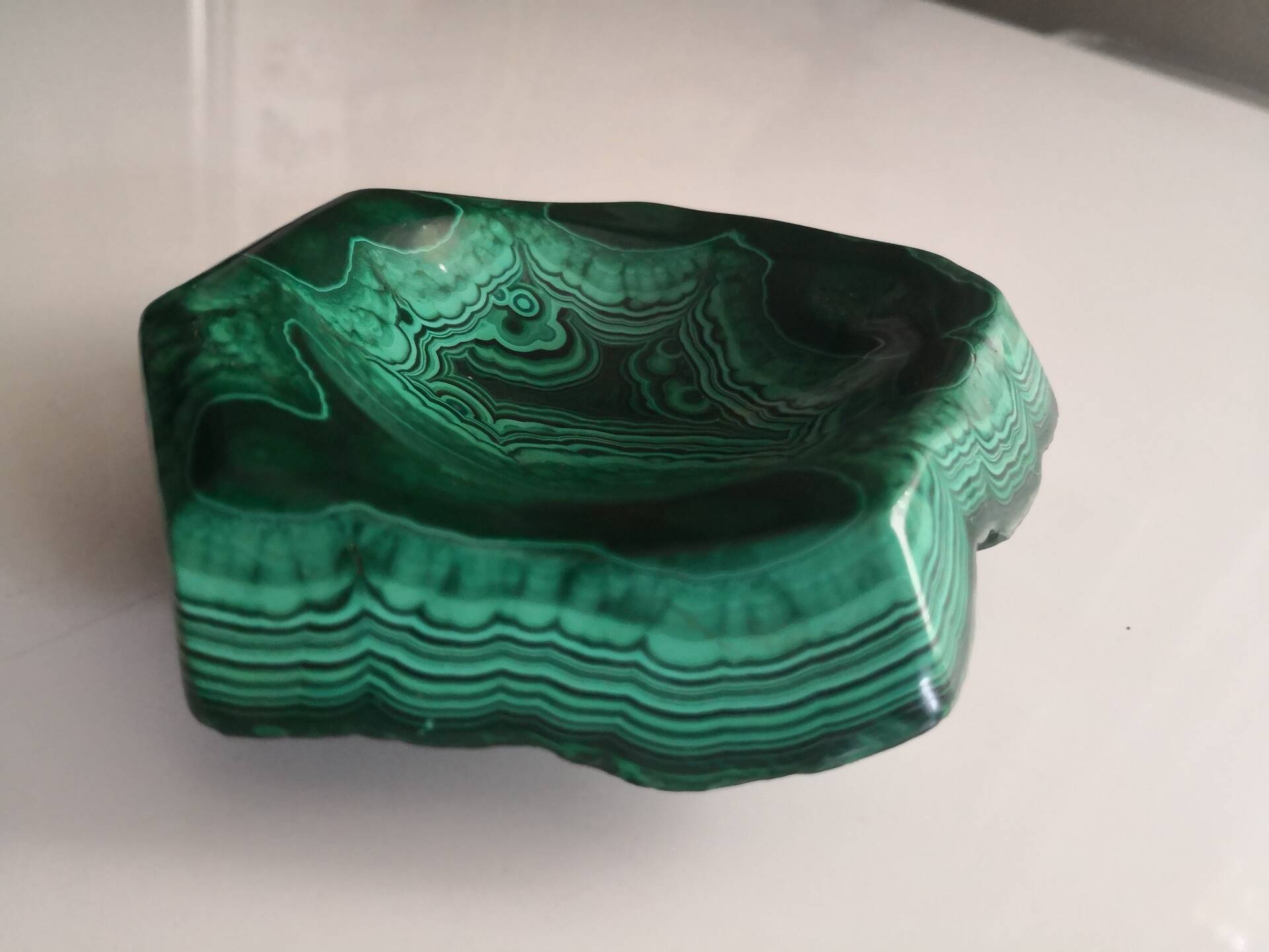 Malachite tray