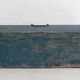 Small antique chest with navy blue patina (c.1920) #68
