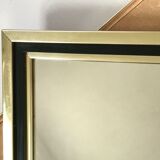 Golden vintage mirror 46x46cm