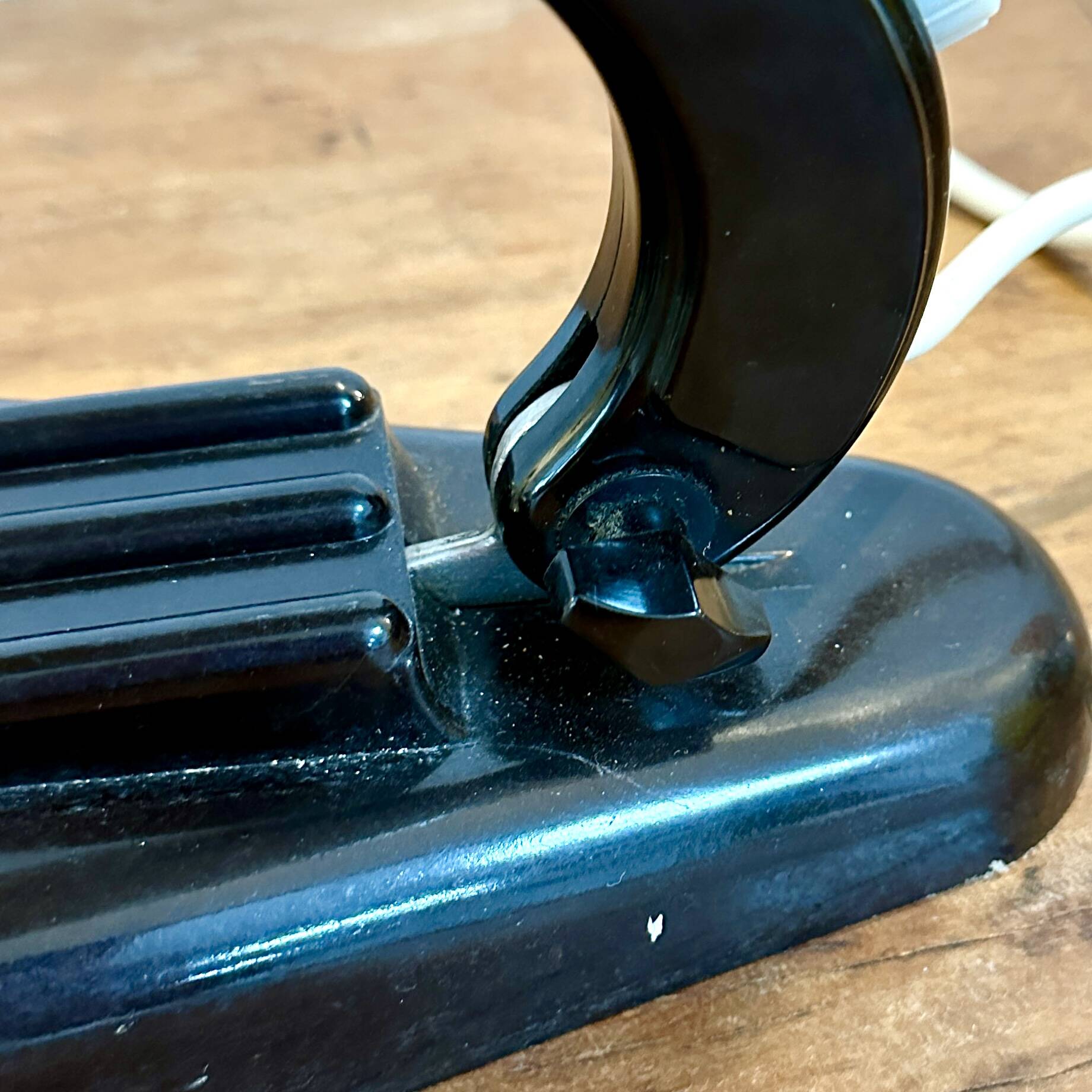 Bakelite and chromed metal lamp - 1950s - Bauhaus style - Sollux Hanau