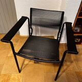 Vintage black Spaghetti armchair Giandomenico Belotti for Alias, model 109