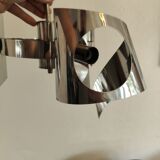 Space age chrome design chandelier suspension